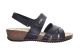 Fly Flot Leder Sandalen Zwart