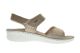 Fly Flot Taupe Dames Sandaal Leder Steunzolen