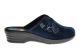 Fly Fly Pantoffels Blauw Zilver Bloem